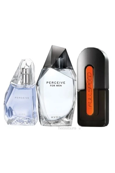 Perceive Edt 100ml Erkek Perceive  Edp 50ml Kadın Full Speed Edt 75 Ml Erkek Parfüm ürün görseli 1