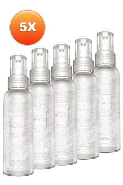 Pur Blanca Kadın Vücut Spreyi 100 Ml. Beşli Set ürün görseli 1
