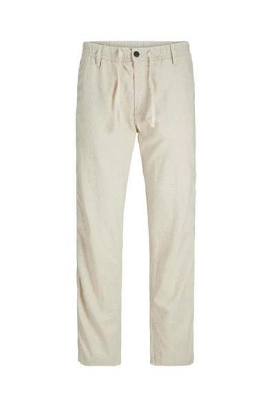 JACK JONES Erkek BEJ Jogger Pantolon 12274977 - Resim 3