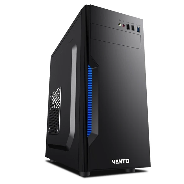VENTO 500w (PEAK) TA-K61 Standart Mid-Tower PC Kasası SİYAH ürün görseli 1