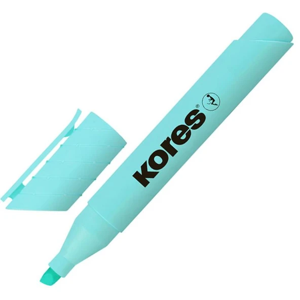 KORES FOSFORLU KALEM HIGH LINER PLUS PASTEL TURKUA ürün görseli 1