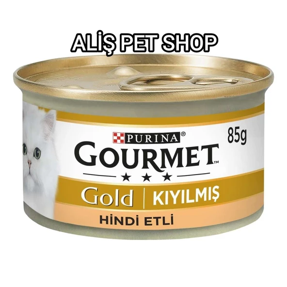 Purina Gourmet Gold Kıyılmış Hindili Kedi Yaş Mama 85 gr 24 Adet ürün görseli 1
