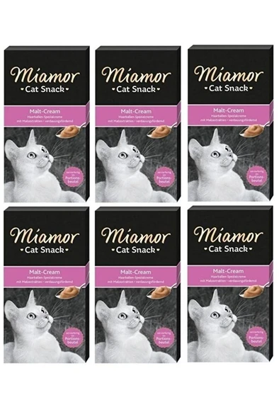 Miamor Cream Malt Maya Kedi Ödülü 6 X 15 gr 6 Lı  Paket ürün görseli 1