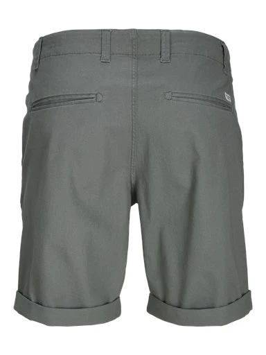 JACK JONES Erkek Haki Chino Şort 12182549 - Resim 2