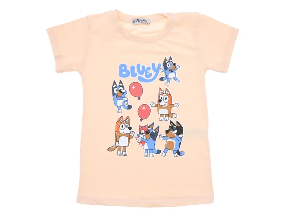 Kız Çocuk T-Shirt Balon Baskılı  ürün görseli 1