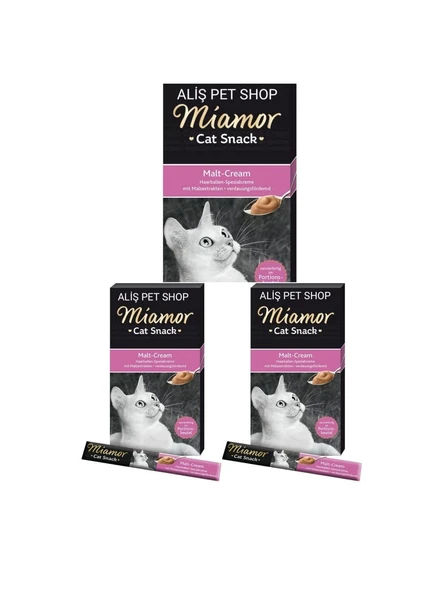 Miamor Cream Malt Kedi Ödülü 18 x 15 Gr ürün görseli 1