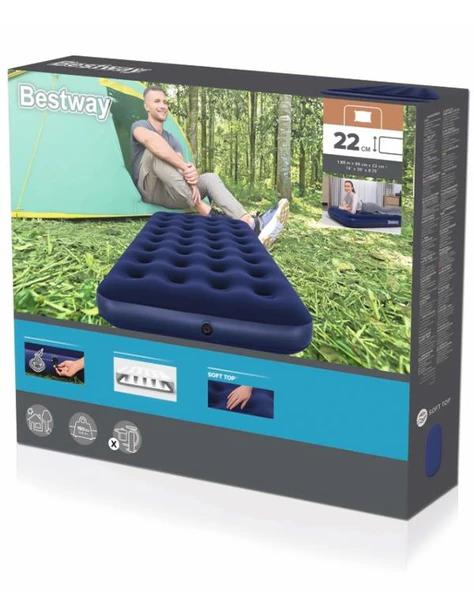 Bestway Geniş Tek Kişilik Şişme Yatak 67001 ürün görseli 1
