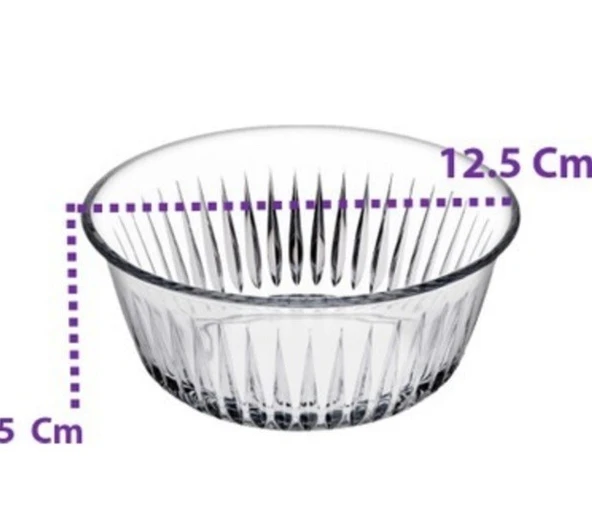 Paşabahçe 530156 330cc 6Lı Frezya Kase Takımı - Resim 2
