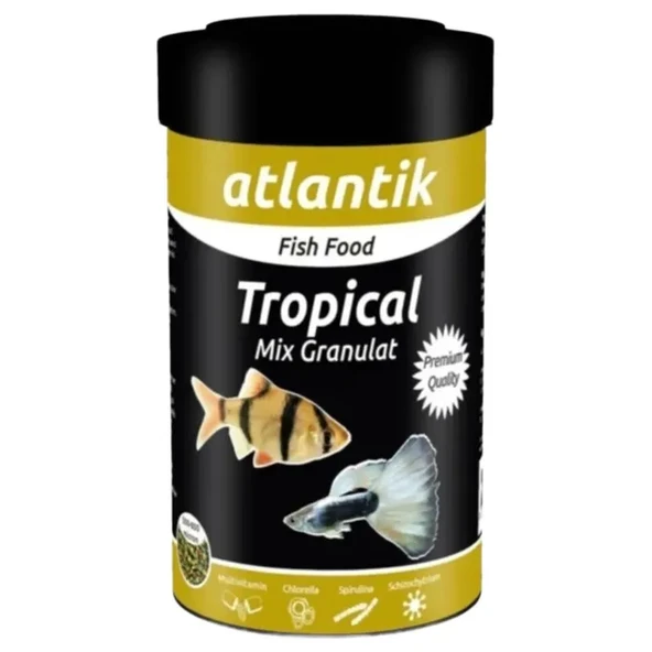 Atlantik Tropical Mix Balık Yemi 100 Ml ürün görseli 1