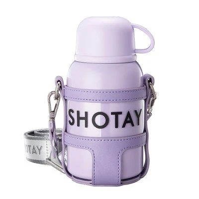 Shotay Turtle Çocuk Termos Matara 520Ml Lila ürün görseli 1