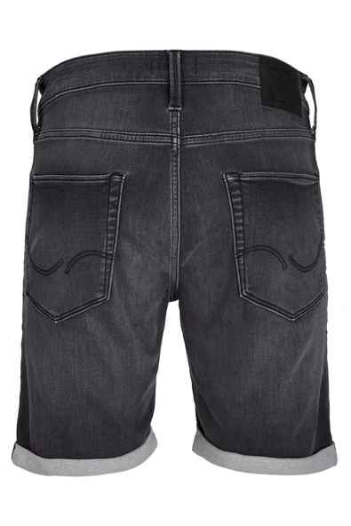 JACK JONES Erkek Siyah Shorts 12269501 - Resim 6
