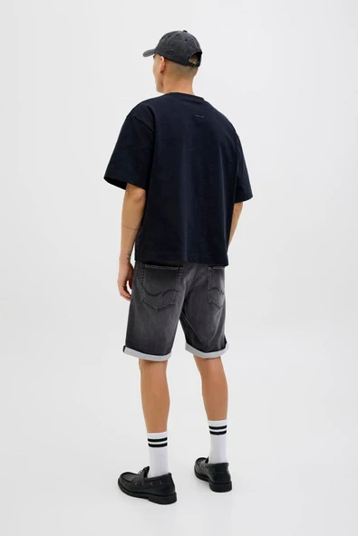 JACK JONES Erkek Siyah Shorts 12269501 - Resim 3