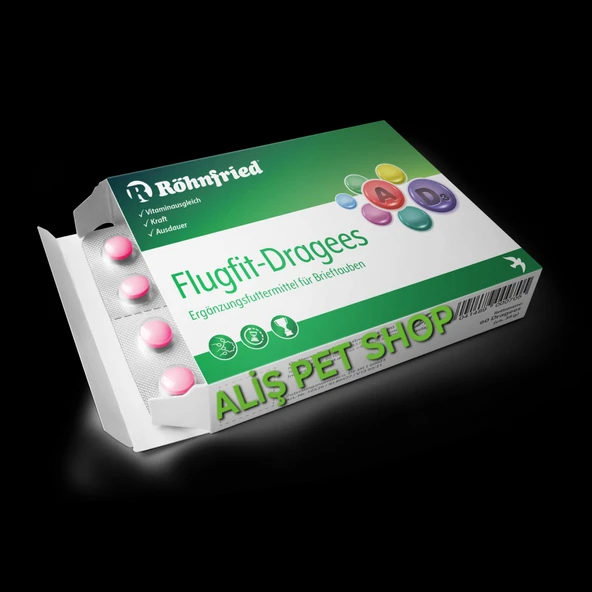 Flugfit drajeler - vitaminler, amino asitler, bal ve karbonhidratların kombinasyonu ürün görseli 1