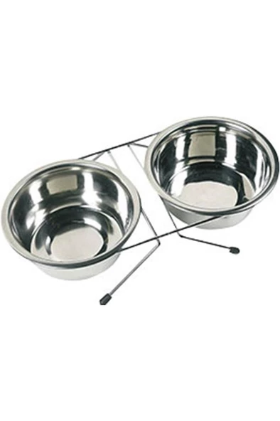 Flamingo Duo Dinner İkili Mama Kabı 21 cm ürün görseli 1