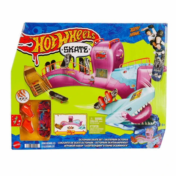 Hot Wheels Skate Ahtapot Kaykay Parkı Oyun Seti HMK01 ürün görseli 1