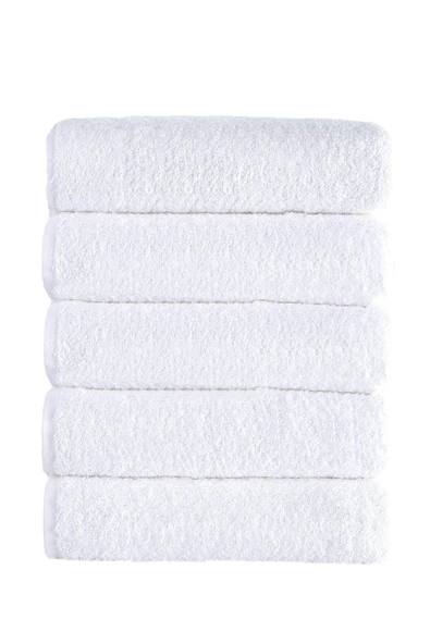 5 li El Yüz Otel Havlusu 50x85 Cm Beyaz 16/1 Avs 200 Gr ürün görseli 1