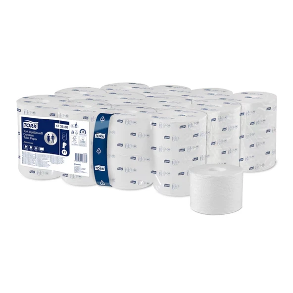 Tork OptiServe Kartonsuz Tuvalet Kağıdı 94 Mt. x 24 Rulo (472630) ürün görseli 1