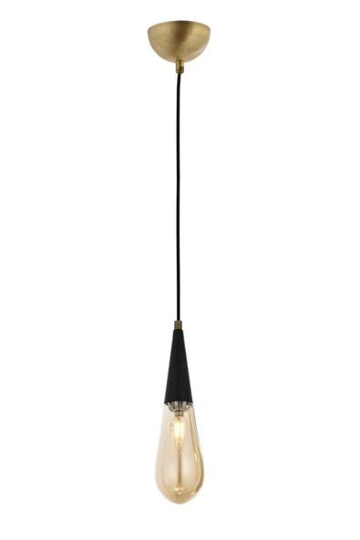 AVONNI AV-60059-1E Eskitme Kaplama Modern Avize E14 Metal Cam 10cm ürün görseli 1
