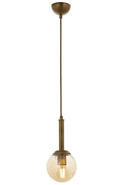AVONNI AV-60216-1E Eskitme Kaplama Modern Avize E27 Metal Cam 15cm ürün görseli 1