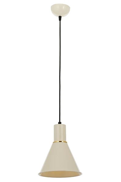 AVONNI AV-4106-M22-BBY Beyaz Boyalı Modern Avize E27 Metal 20cm ürün görseli 1