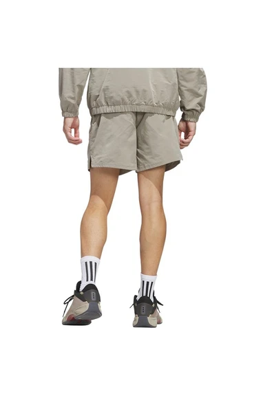 adidas Erkek Bej  Şort ADI BB WV SHORT JC7842 - Resim 4