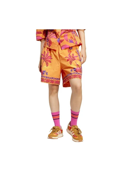 adidas Kadın  Turuncu  Şort FARM PRM SHORT JD6289 - Resim 2