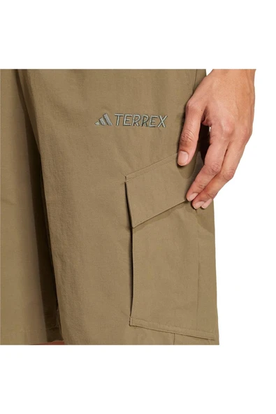 adidas Erkek  Yeşil  Şort CARGO SHORTS JF1246 - Resim 4