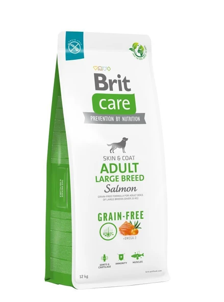 Brit Care Skin & Coat Somonlu Tahılsız Büyük Irk Yetişkin Köpek Maması 12kg ürün görseli 1
