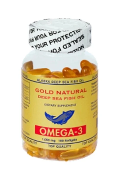 Gold Natural Omega 3 - 100 Softgel Balık Yağı Abd ürün görseli 1
