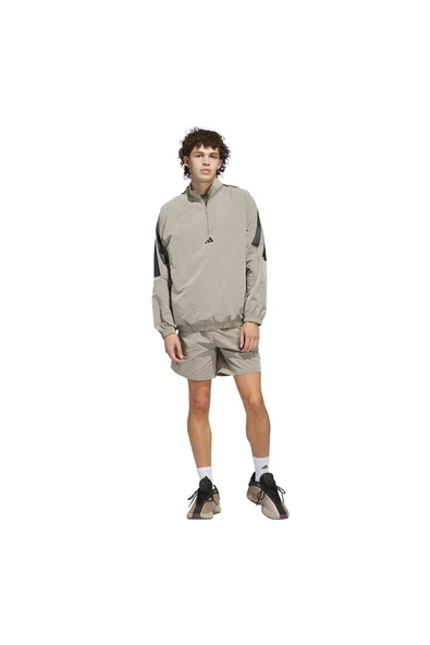 adidas Erkek Bej  Şort ADI BB WV SHORT JC7842 - Resim 6