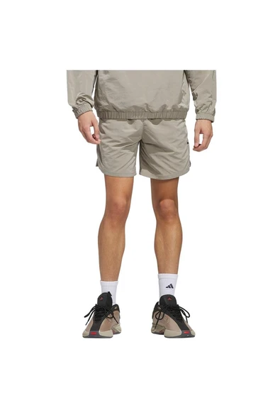 adidas Erkek Bej  Şort ADI BB WV SHORT JC7842 - Resim 3
