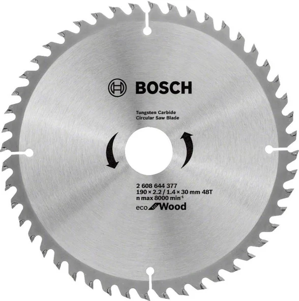 BOSCH Daire Testere Bıçağı 190*30mm 48 Diş ECOW ürün görseli 1