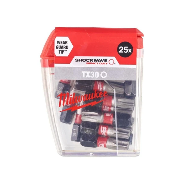 Milwaukee Shockwave Bits Uç TX30 25li Paket - Resim 2