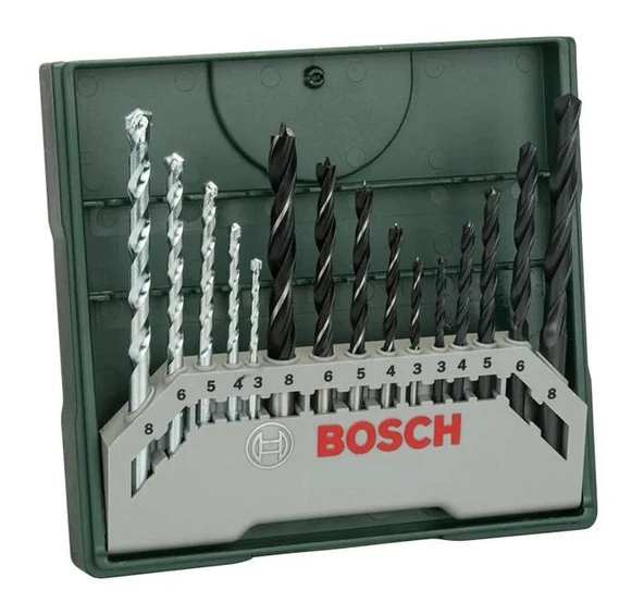 BOSCH X-Line Mini 15 Parça matkap uclu seti ürün görseli 1