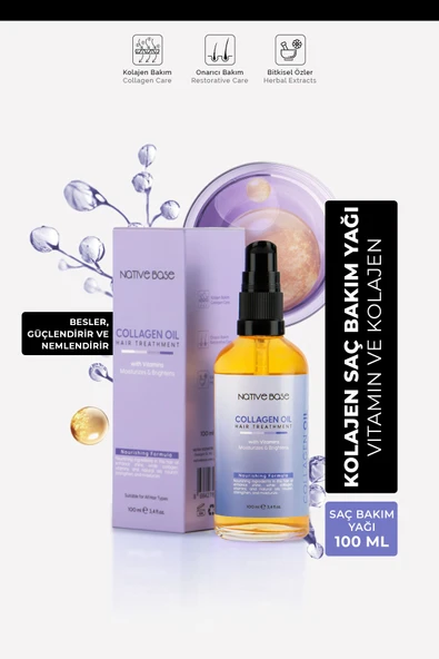 Kolajen Yağı Yenileyici ve Canlandırıcı Özellikli 100 Ml ürün görseli 1
