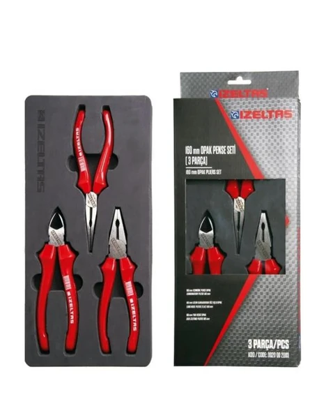 İzeltaş 160 MM 3Lü Opak Set ürün görseli 1