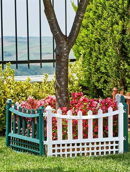 Elit Plastik Bahçe Çiti 4'lü Set 55x40 Cm - Resim 3