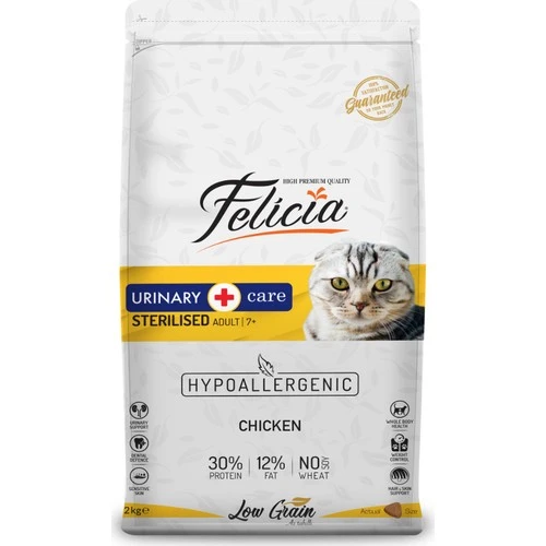 Felicia Tavuklu Kısırlaştırılmış Yetişkin Kedi Maması 2 Kg ürün görseli 1