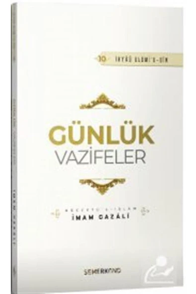 Günlük Vazifeler | İhya-u Ulumiddin | İmam Gazali ürün görseli 1