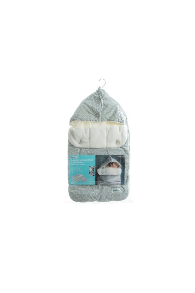 Babyjem ZARF KUNDAK GRİ ÇİÇEK - Resim 3
