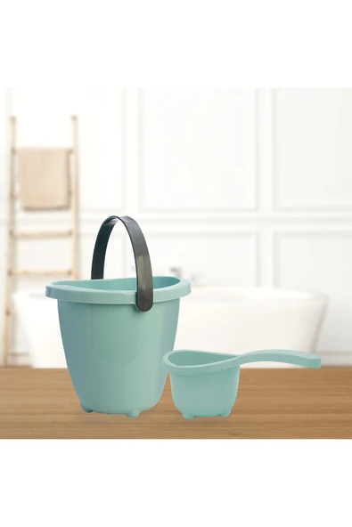 Babyjem Elegant Bebek Su Kovası & Elegant Bebek Su Maşrapası -  2'Li Set ürün görseli 1