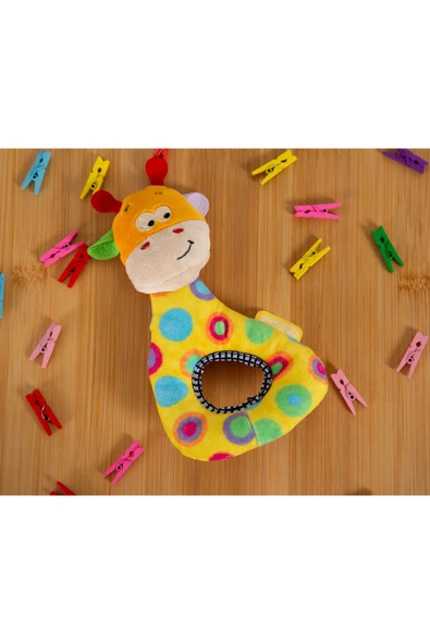 Babyjem Baby Jem Desenli Yumuşak Zürafa ürün görseli 1