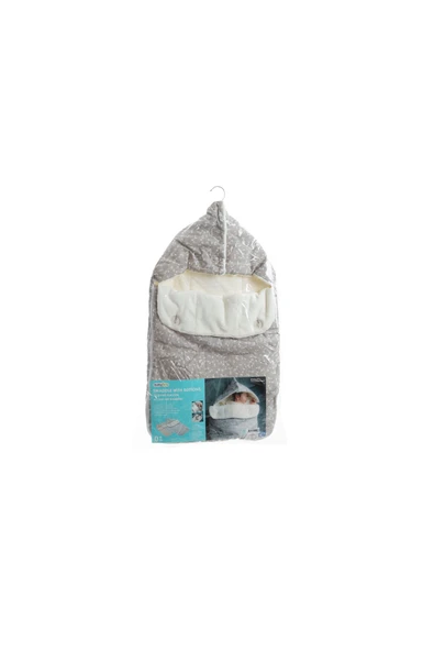Babyjem ZARF KUNDAK GRİ ÇİÇEK - Resim 3