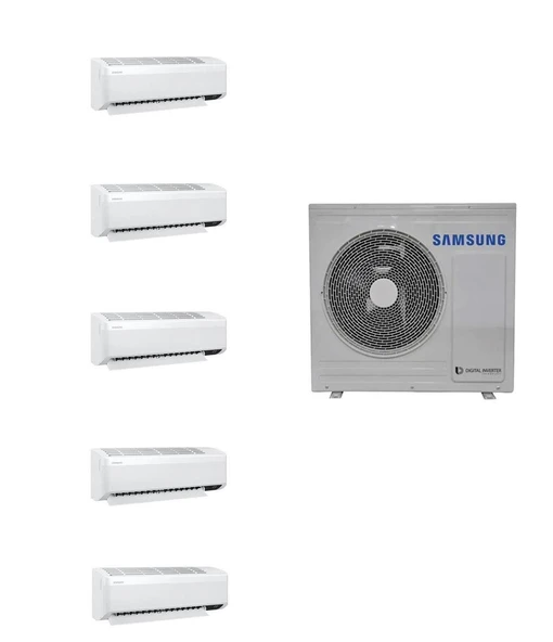 Samsung Wind Free Multi 1+5 Sistem (AJ100TXJ5KH/EA) 7+7+7+7+7 Btu 10 kw Dış Ünite ürün görseli 1