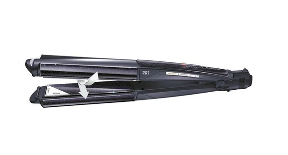 BaByliss ST330E 28 x 110mm Elmas Seramik Plakalı 6 Isı Ayarlı I-Curl Fonksiyonlu Saç Düzleştirici ürün görseli 1
