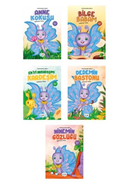 Pırpır Kelebek Serisi | 5 Kitap Set | Rumeysa Topal ürün görseli 1
