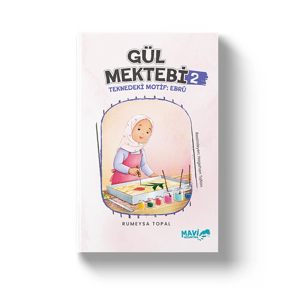 Gül Mektebi 2 | Teknedeki Motif: Ebru | Rumeysa Topal ürün görseli 1