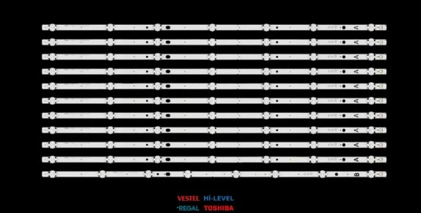 Vestel 65ud8900, 65ud6950, 65u6663db, 65ud9000 , 65u6763dat , D65u400n4cw,  650led A-Type Rev02, 650led B-Type Rev02, Jl.D65071330-078as-M_V02, Jl.D65042330-078as-M_V02, Led Bar ürün görseli 1