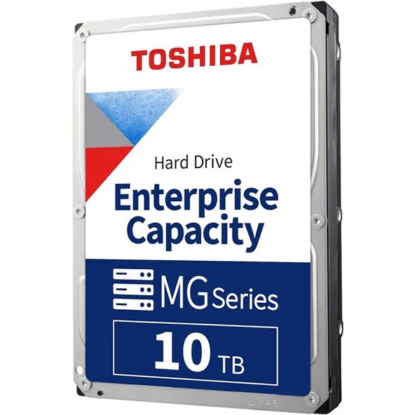 TOSHIBA 10TB MG10 MG10ADA10TE 7200RPM 512MB SATA-3 NAS VE GÜVENLİK DİSKİ ürün görseli 1
