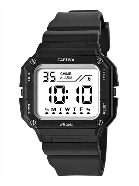 Captiva Digital 3 Atm Suya Dayanıklı Işık+Alarm+Kronometre+Takvimli Çoçuk Kol Saati CP.YN.25.05 ürün görseli 1